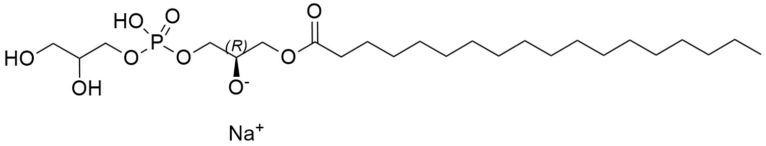 1-stearoyl-2-hydroxy-sn-glycero-3-phospho-(1'-rac-glycerol) (sodium salt)