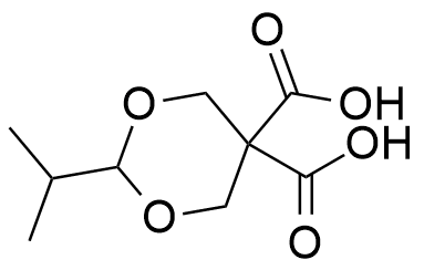 2-isopropyl-1,3-dioxane-5,5-dicarboxylic acid