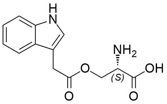 (S)-3-(2-(1H-indol-3-yl)acetoxy)-2-aminopropanoic acid