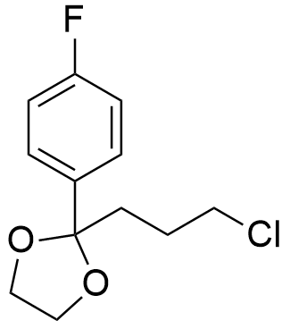 2-(3-chloropropyl)-2-(4-fluorophenyl)-1,3-dioxolane