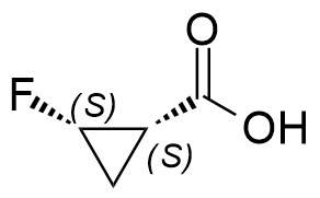 (1S,2S)-2-fluorocyclopropanecarboxylic acid